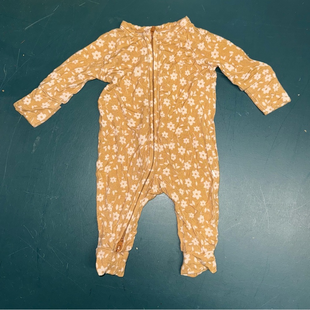 Brave Little Ones Floral Zip Romper